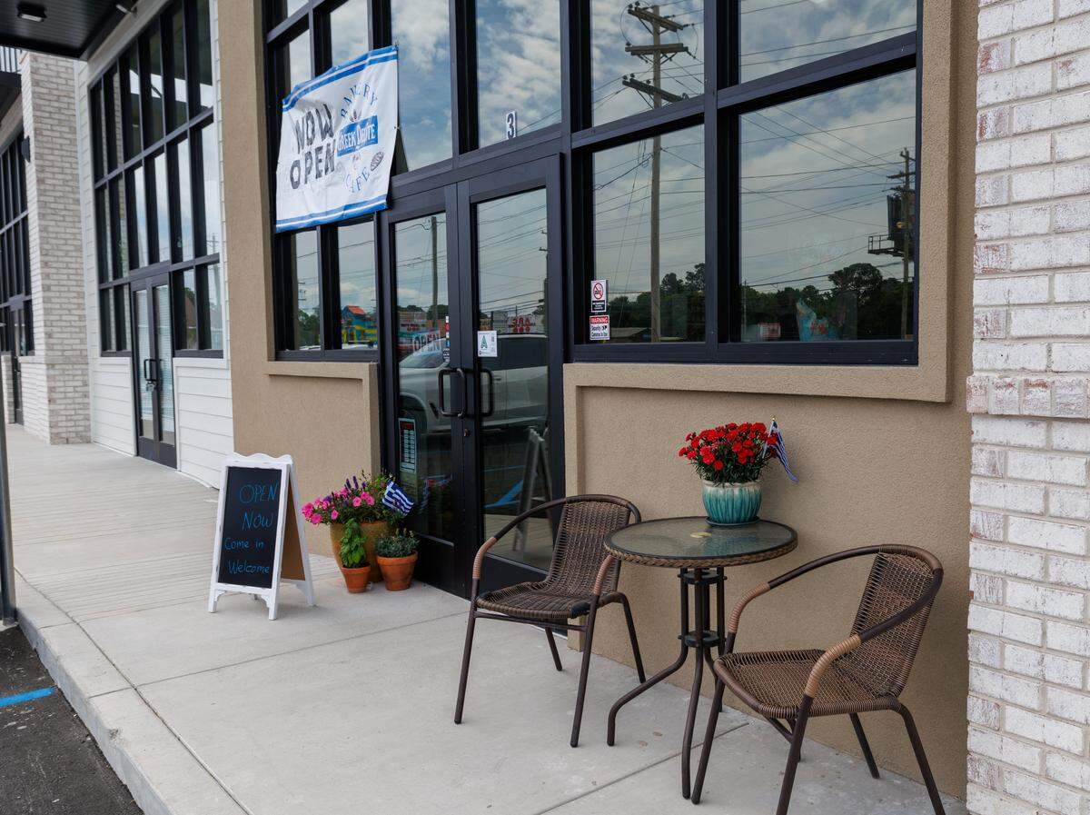 The Greek Delite Bakery and Cafe recently opened in the TEA Plaza at 2800 S.Highway 17 in North Myrtle Beach, SC. The cafe offers homemade Greek dishes including, breads, soups, sandwiches and salads. April, 29 2026.