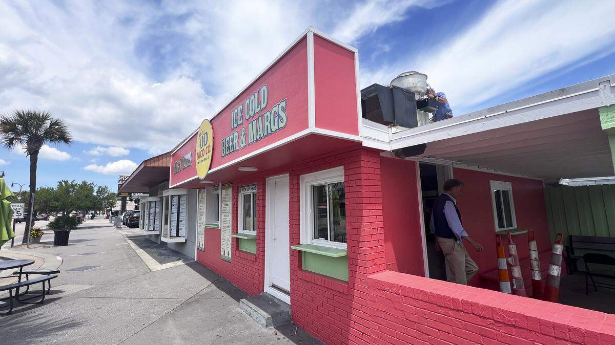 The OD Taco Co. is temporarily taking over the space that formerly housed the Fenway Grill on Main Street in North Myrtle Beach, SC. with plans to move to its new location with redevelopment is completed in the area. May 11, 2026.