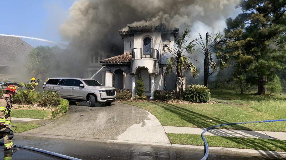 At 10:51 a.m., Horry County Fire Rescue was dispatched to a structure fire call on Juxa Drive in Myrtle Beach.