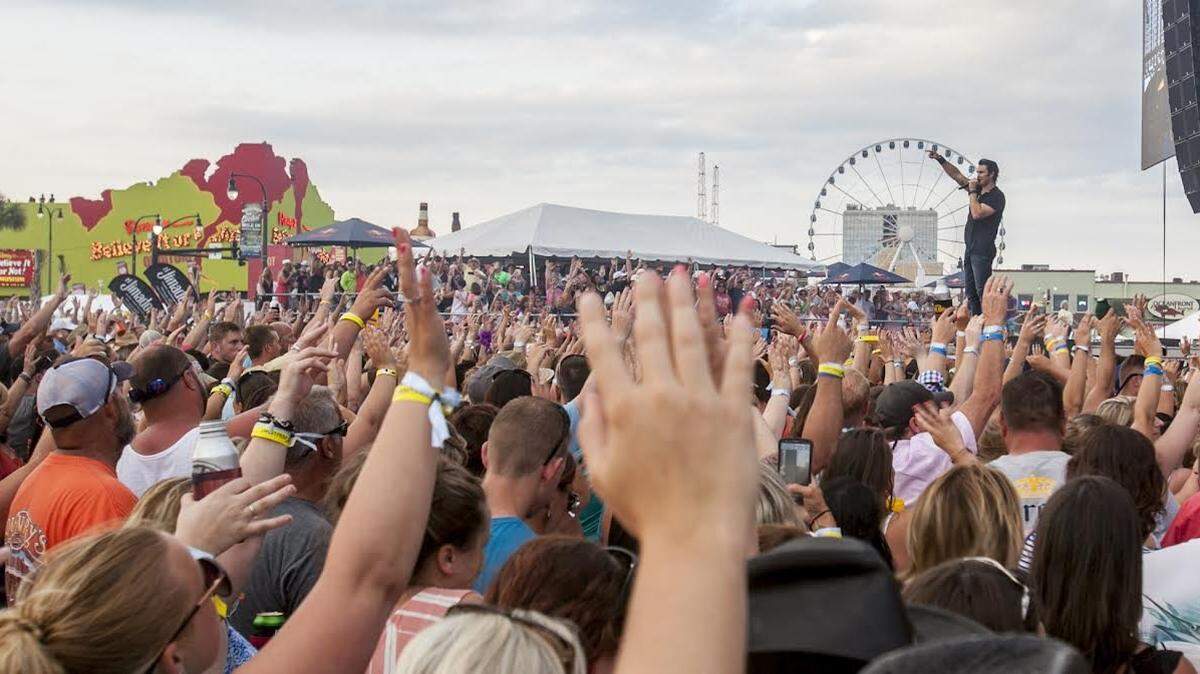 Joe Nichols performs on stage at ocean front in Myrtle Beach for The Carolina Country Music Fest 2016 in Myrtle Beach. The music festival has announced its second headliner for 2025.