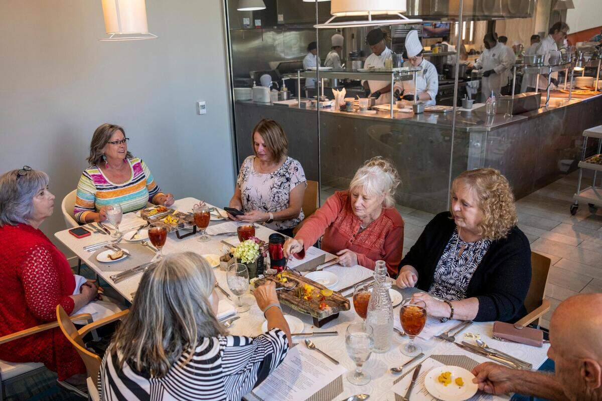 Students and faculty of the International Culinary Institute in Myrtle Beach serve up dishes featuring locally-grown ingredients. The Fowler Dining Room restaurant, part of Horry-Georgetown Technical College is operated by culinary institute students in their second-and-final year of the program from Monday through Thursday for lunch. September 19, 2022.