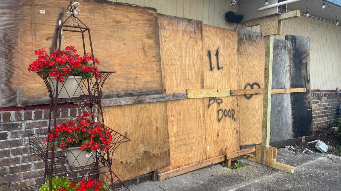 Cafe Old Vienna, a German and Austrian restaurant located along North Kings Highway in the Myrtle Beach area, suffered extensive damage when an SUV crashed into the kitchen on Sunday night.