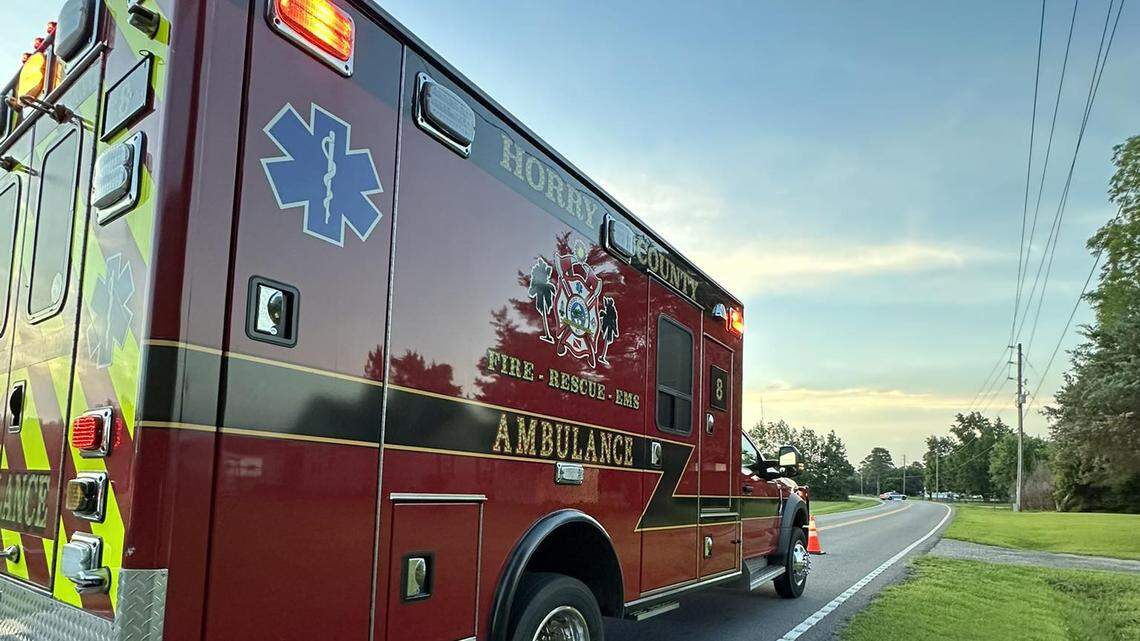 Loris man wakes up to his camper on fire, is severely burned trying to escape