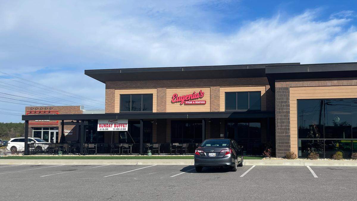 The former Eugenia’s Steak & Seafood restaurant in Conway, SC