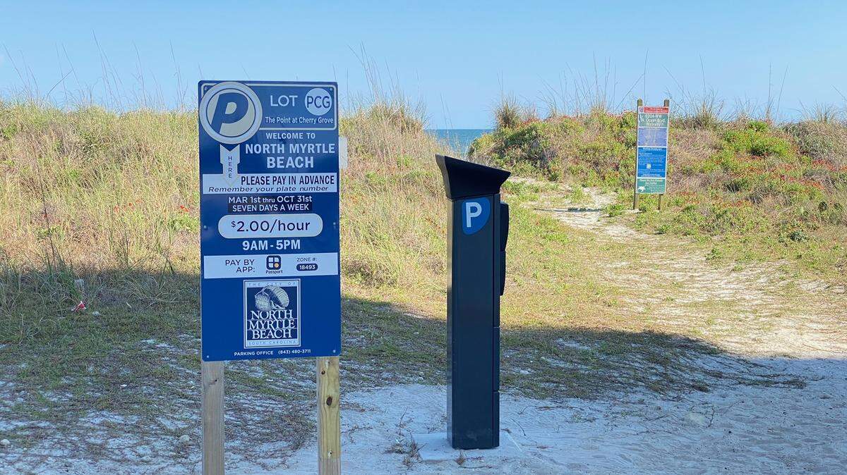 Paking lot in Cherry Grove, North Myrtle Beach. File photo.