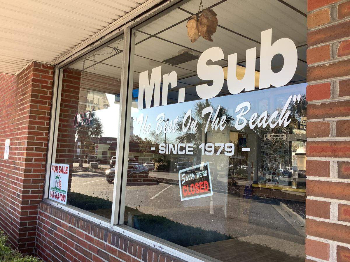 Mr. Sub on Broadway Street in Myrtle Beach is expected to close Thursday after 43 years in business.