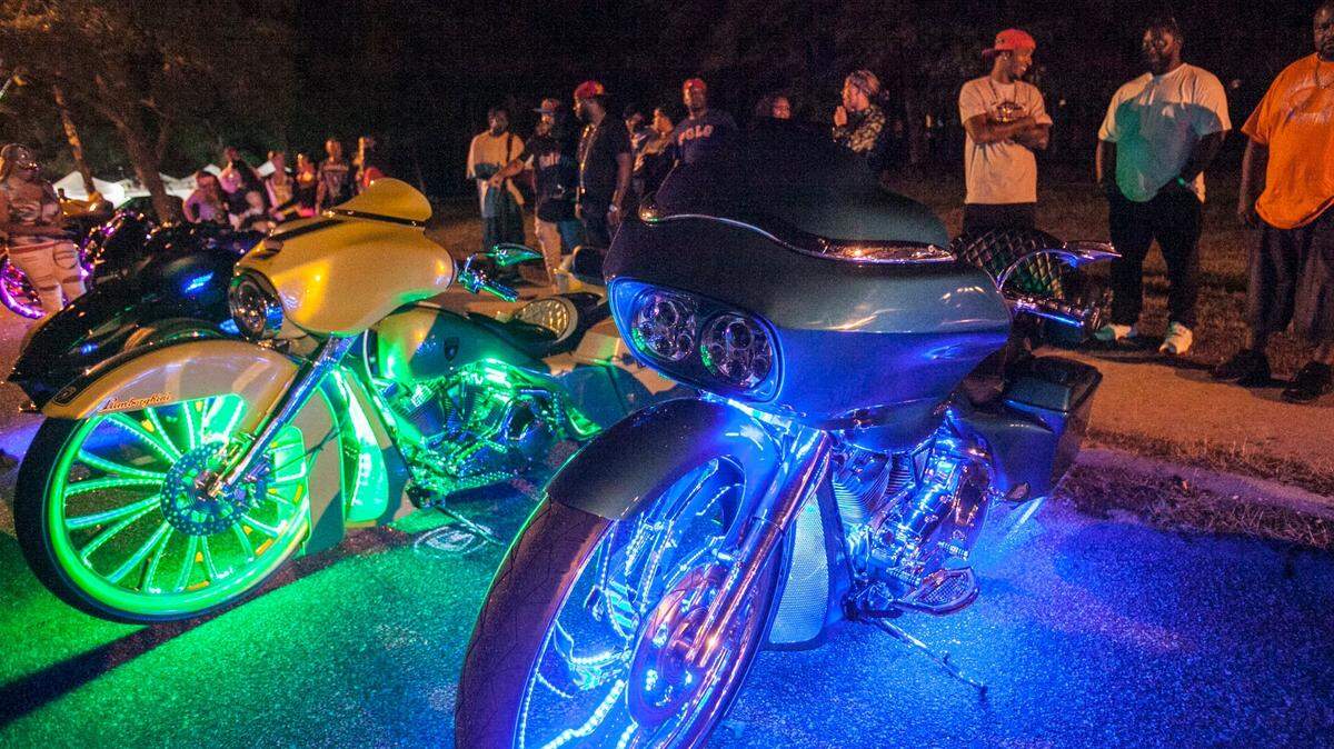 The rain cleared and the crowds returned to Atlantic Beach Bikefest. FILE PHOTO.