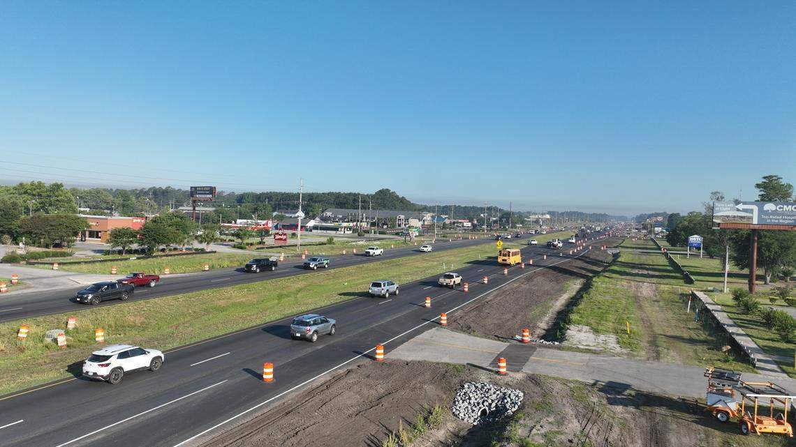 Horry County drivers can expect traffic lane changes as US 501 work continues