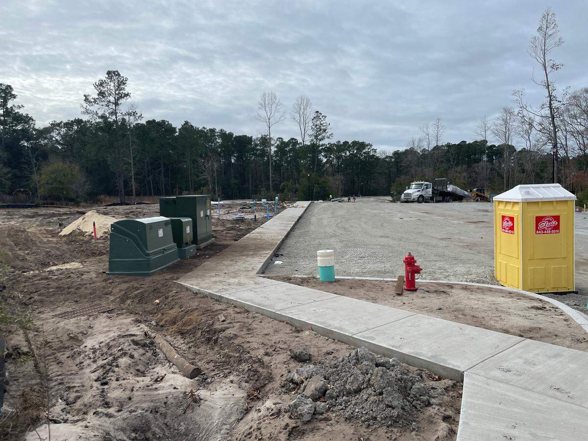 Nearby, a new Conway, SC Starbucks construction is ongoing on a different development