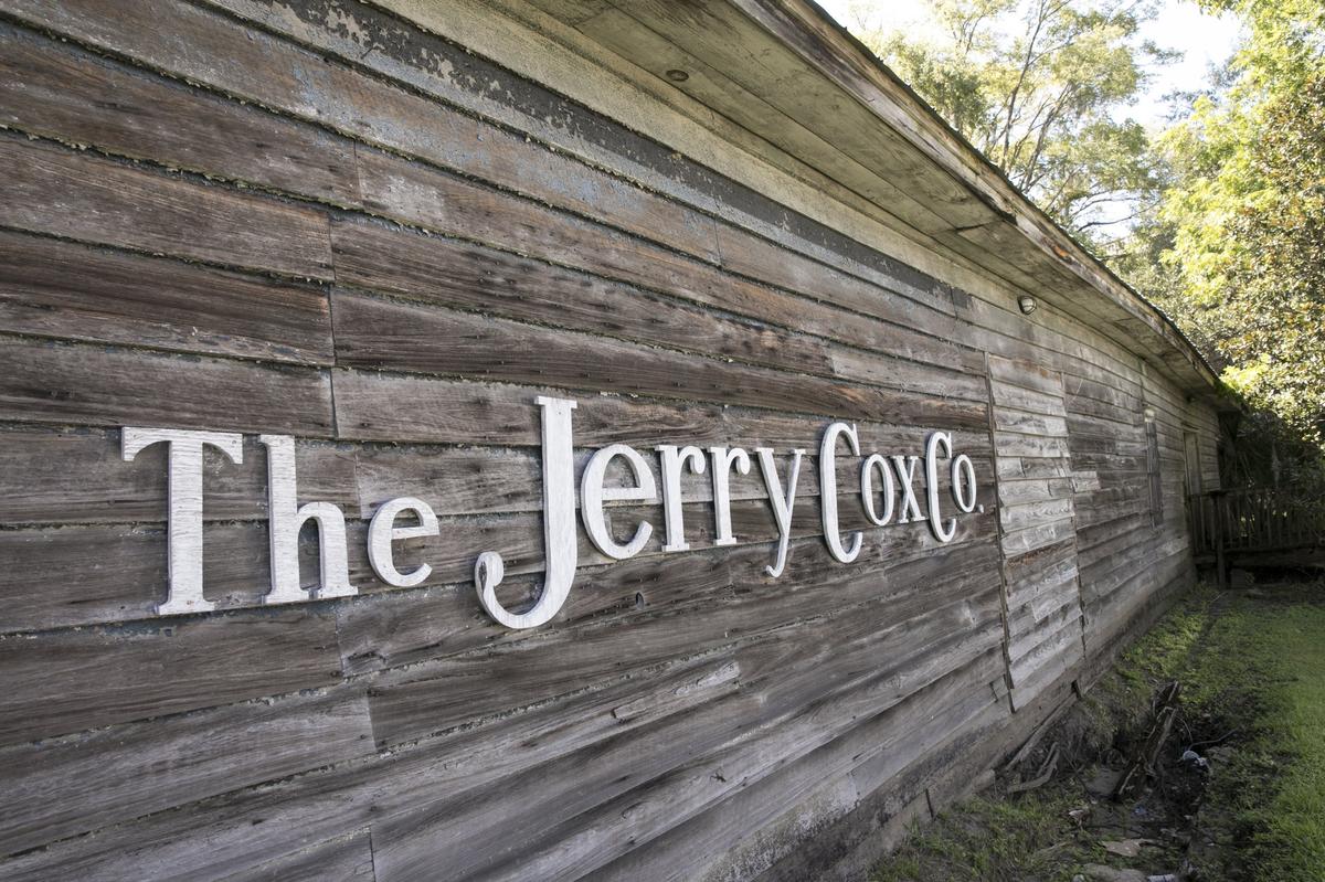 The historic Jerry Cox warehouse on Conway’s river front - Aug. 8, 2018.