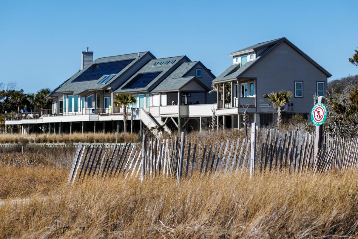 A home in Briarcliffe Acres overlooks a salt marsh and the ocean front beyond. The Town of Briarcliffe Acres is a wooded oceanfront enclave between Myrtle Beach and North Myrtle Beach that is home to 527 residents on 260 lots. Incorporated in 1976, the town has only two paid staff members, but there is a waiting list for any property that goes up for sale. Feb. 10, 2025