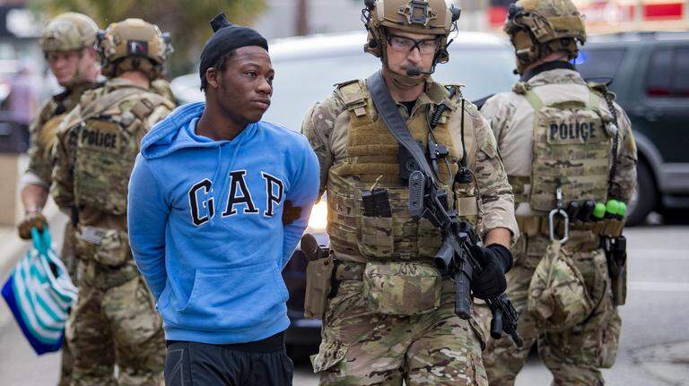 Militarized police forces across the U.S.