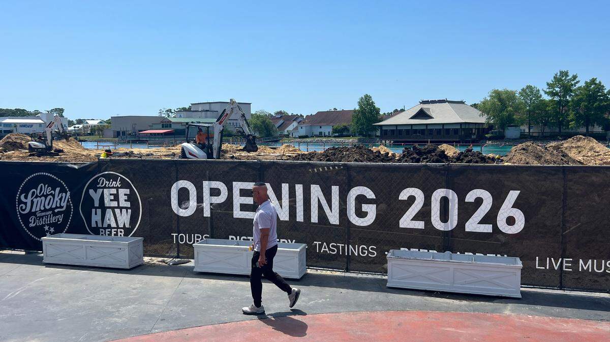 Ole Smoky Distillery and Yee-Haw Brewing Co. have started construction at Broadway at the Beach in Myrtle Beach with plans to open a new distillery and brewery concept in 2026.. April 31, 2025.