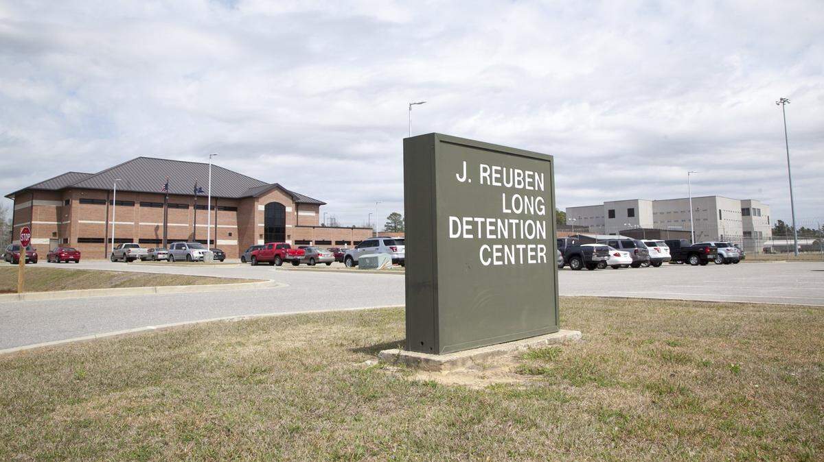 A female inmate was found unresponsive in her cell Monday at J. Reuben Long Detention Center. She later died at a hospital. March 29, 2017.