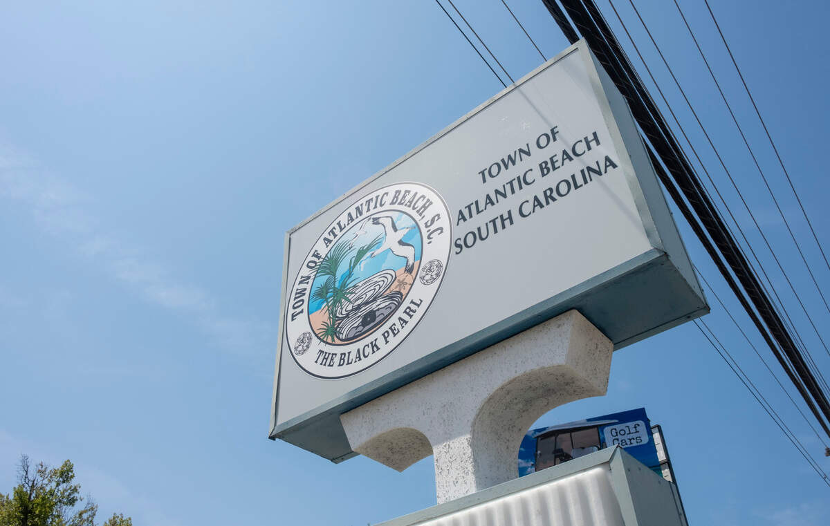 Atlantic Beach, the small historically black beach town sandwiched between sections of North Myrtle Beach is pictured on June 13, 2022.