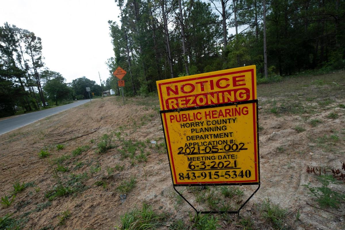 Lenoris Willard’s request to rezone a parcel of land at the corner of Willard Road, Dewitt Road and Sugarbowl Lane to add four mobile homes in the Poplar community has created a debate among area residents who fear the project could damage property values in the area. June 4, 2021.