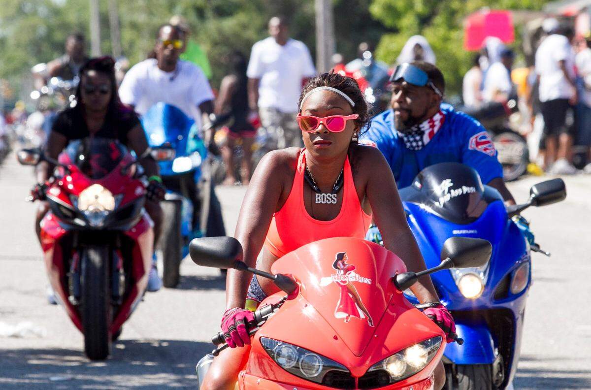 The Atlantic Beach Memorial Day Black Pearl Cultural Heritage and Bike Festival kicked into gear on Friday afternoon with thousands of bikers cruising into Atlantic beach for the annual event. May 26, 2017.