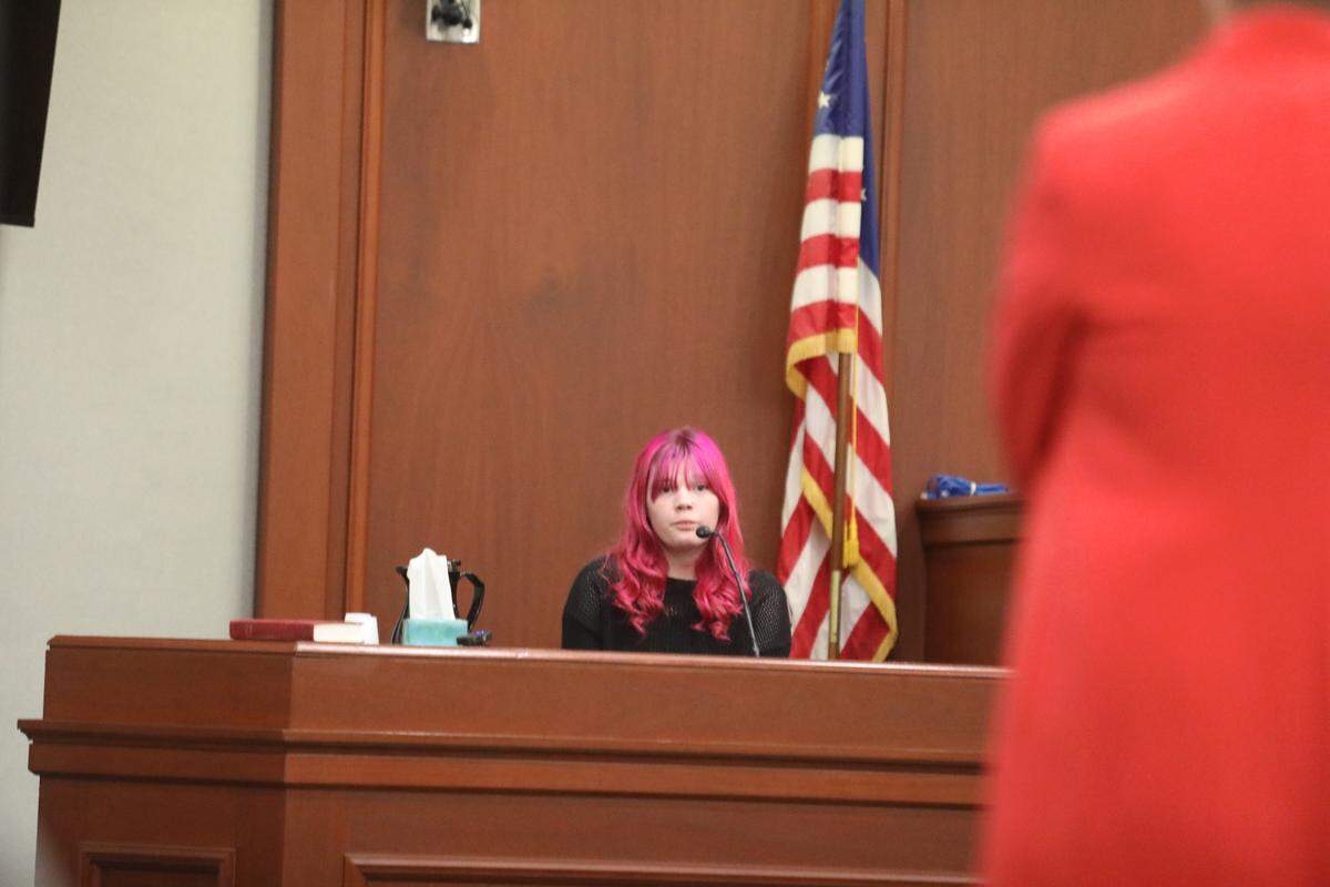 Savannah Rice, the daughter of Greg Rice and Meagan Jackson, testified against her mother during Jackson’s murder trial. June 10, 2025