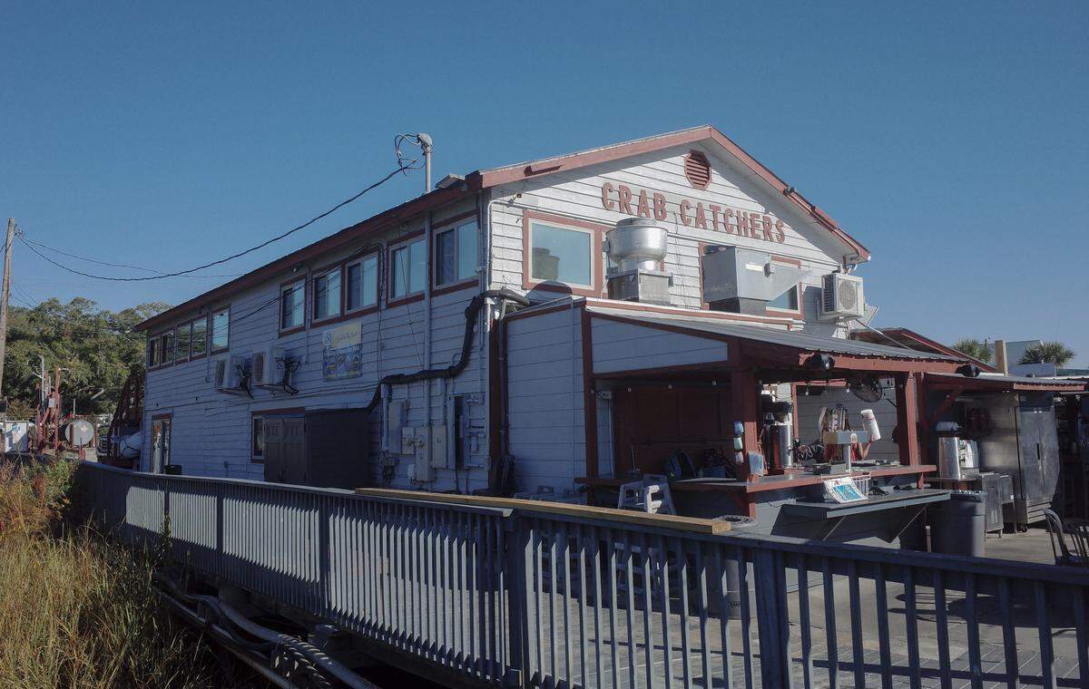 Crab Catchers restaurant on the Little River, SC waterfront. Tuesday, Oct.21, 2025.