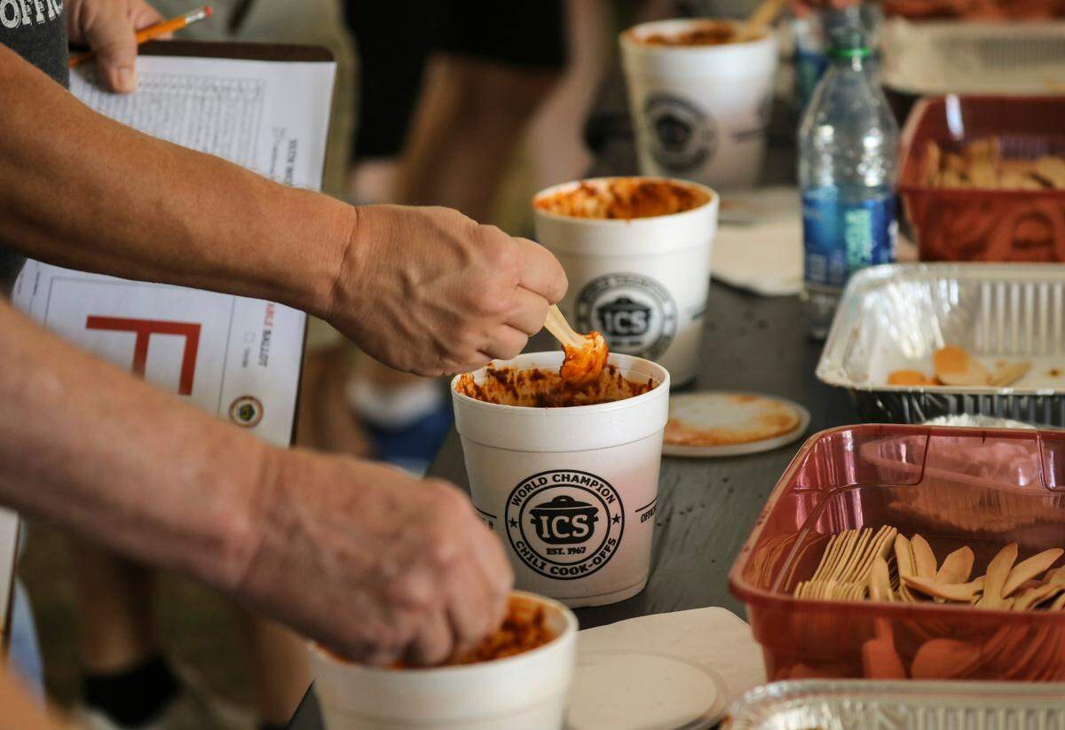 The Beach ’n Chili Fest 55th Annual World Championship Chili Cook-Off heated up today a the old Pavilion site in Myrtle Beach. In addition to a chili cook-off the event features live music, kids and adult games and entertainment and food trucks. The event is free to attend. Tickets to sample chili and VIP tickets are additional. September 23, 2022.