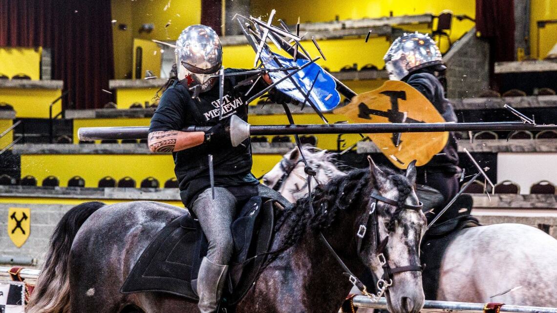 A look inside how Myrtle Beach’s Medieval Times’ knights plan their fights before a show
