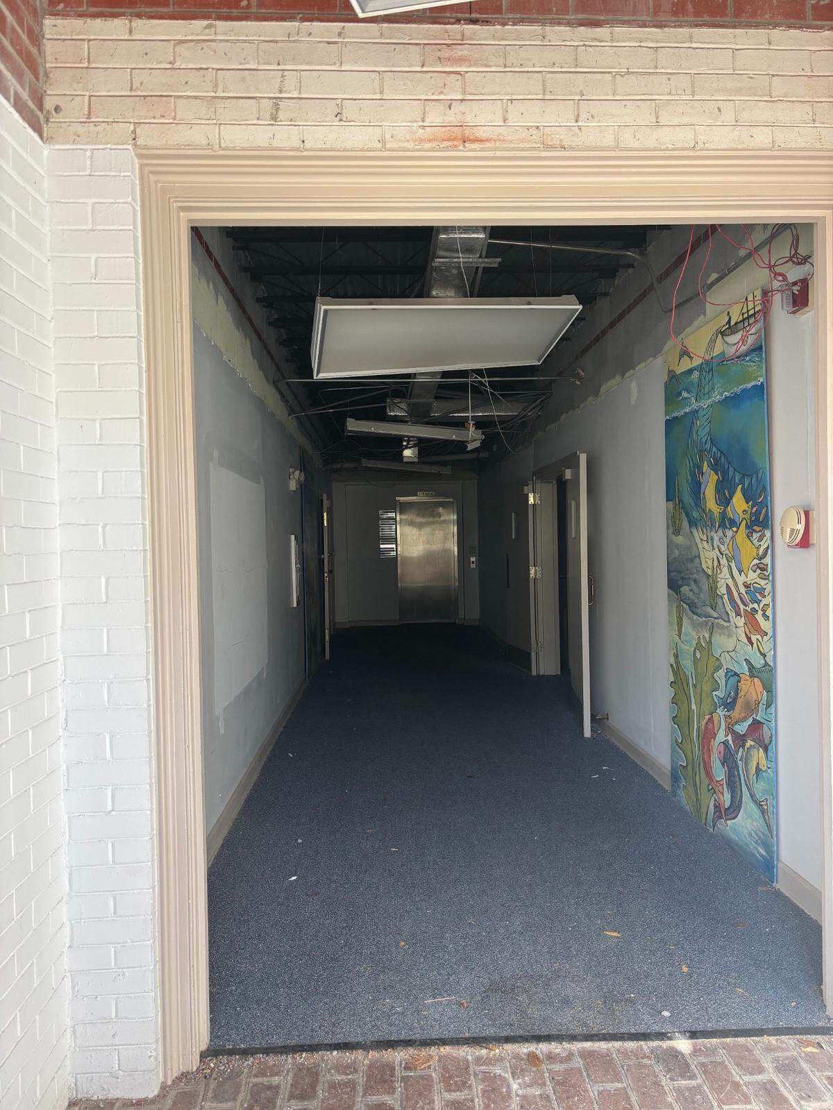 The inside of the former First Presbyterian Church in downtown Myrtle Beach as seen from a window. A Winston-Salem company bought it with plans of opening a bar inside in 2023.