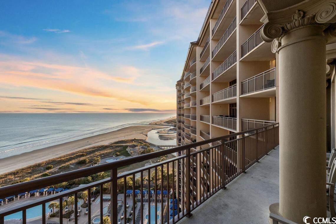 A North Myrtle Beach condo called the “Bridge Penthouse” is listed for $5 million. Located between the two North Beach Towers, near Barefoot Landing, this unit has seven bedrooms and an ocean view. Dec. 28, 2023.