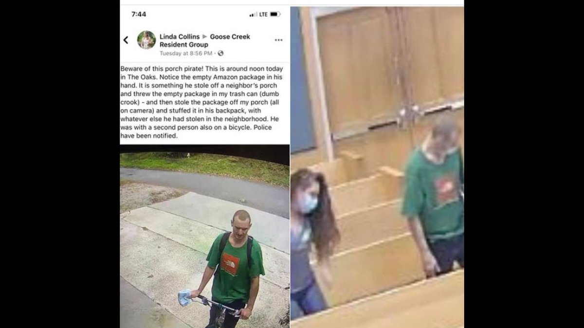 A South Carolina man’s limited wardrobe landed him in jail this week, after police say he came to court dressed in the same outfit seen in surveillance photos during the alleged crime, according to the Goose Creek Police Department.