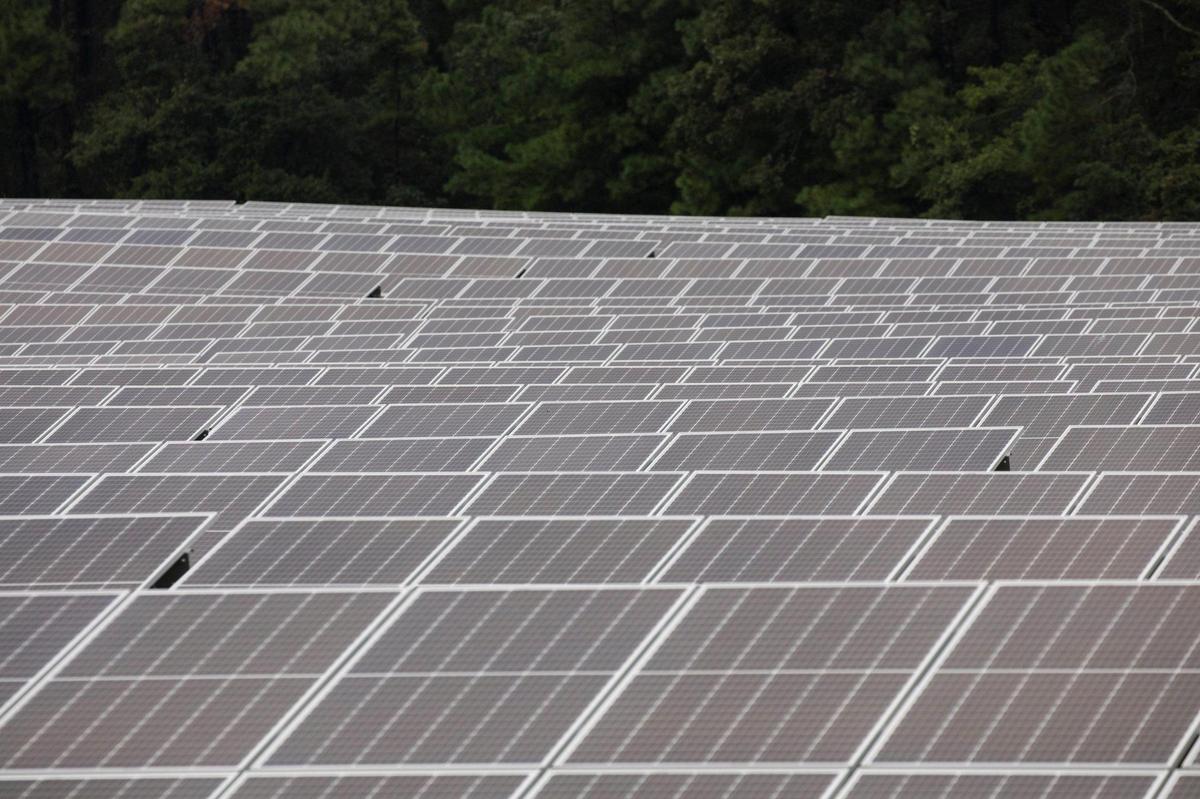 Santee Cooper’s Runway Solar Farm in Myrtle Beach. September 9, 2020.
