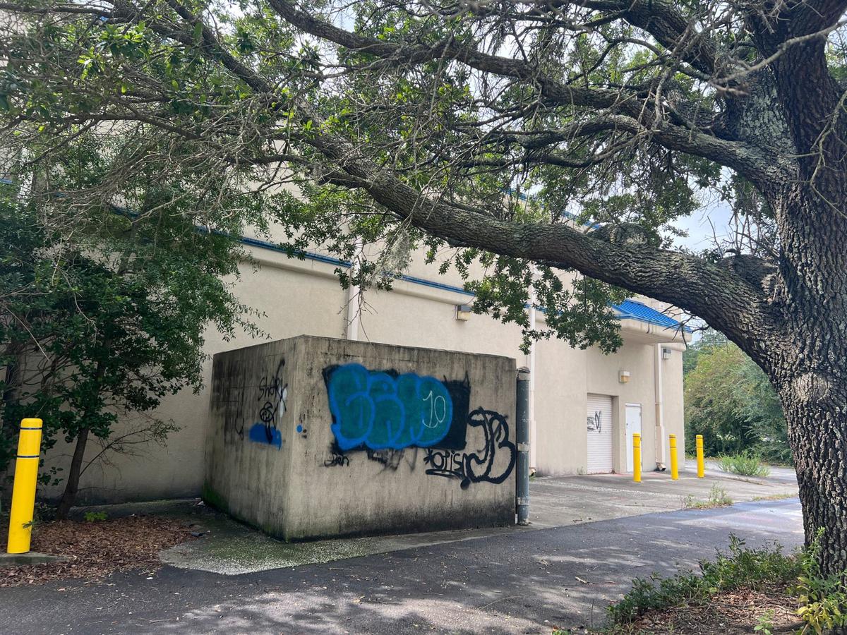 Samantha Gallo said that she and a boyfriend were living outside the abandoned Rite Aide parking lot in Murrells Inlet, S.C. when police forced them to move. Gallo has been living with homeless in the Murrells Inlet area for around five months. Sept. 23, 2024.