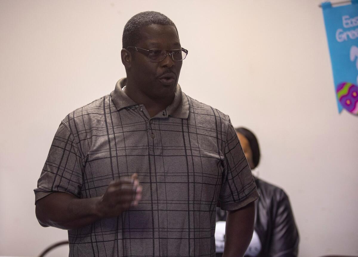 Lee Bellamy discusses his time spent in prison and on death row at a meeting for “Helpmates”, a non profit organization that offers a safe place where stories, struggles and personal experiences can be shared and also to educate the community on matters regarding prison reform, voters rights and other useful resources.