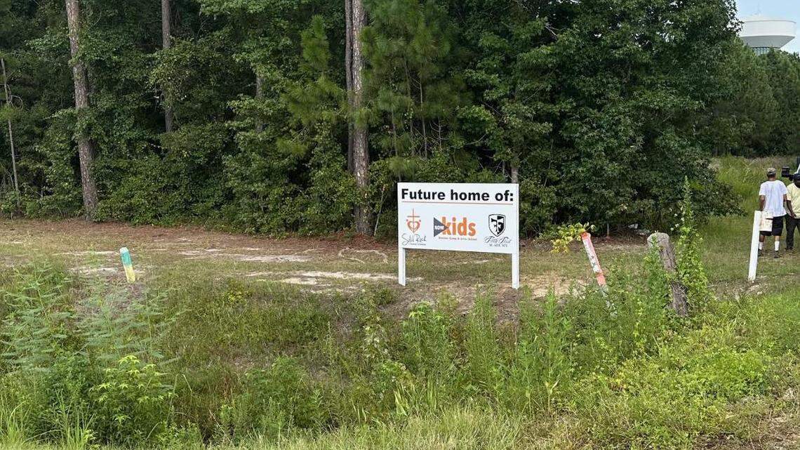 The future building of Solid Rock Church will be at this site along Highway 17 near The Market Common.