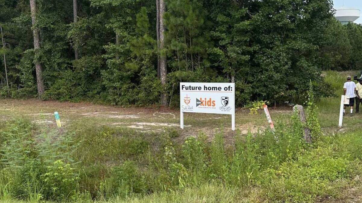 The future building of Solid Rock Church will be at this site along Highway 17 near The Market Common.