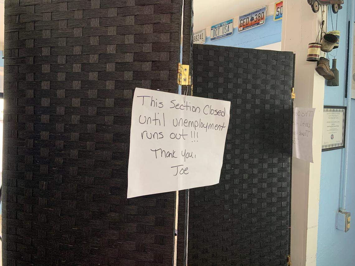 Joe’s Diner by the Airport in Myrtle Beach has one-third of its seating closed because the owner, Joe Miller, said he can’t find enough workers.