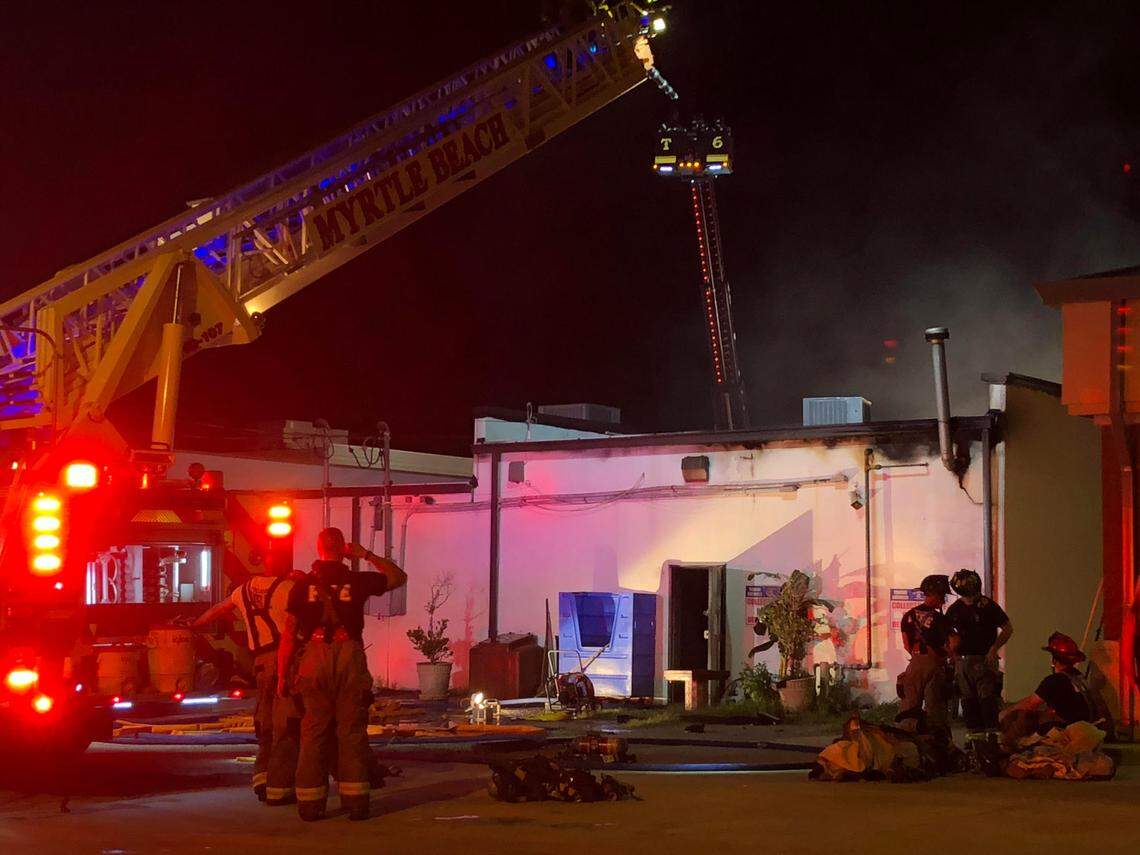Collectors Cafe & Gallery in Myrtle Beach was damaged in a fire on July 16.