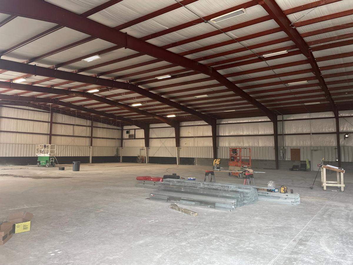 The inside of Horry Georgetown Technical College’s new diesel engine training facility is currently being renovated and will ready for the new school year in August 2022.