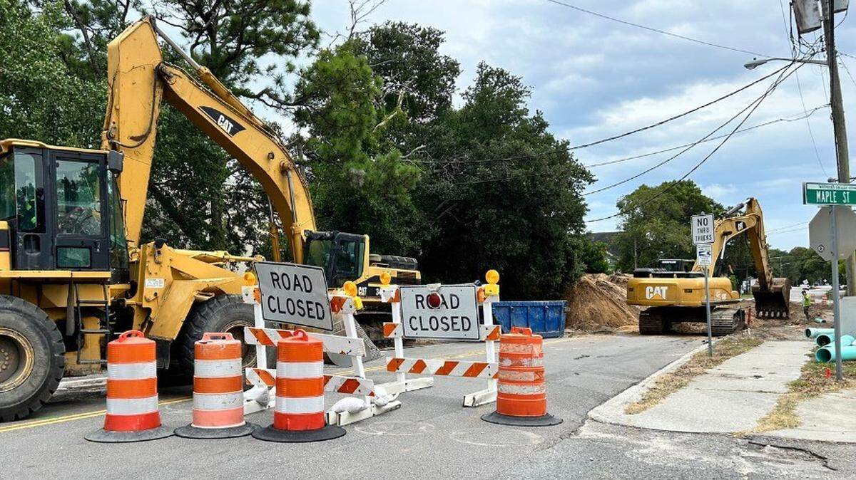 Streets in downtown Myrtle Beach will close in September 2024 for construction of the South Carolina Department of Transportation’s U.S. 501 realignment project.