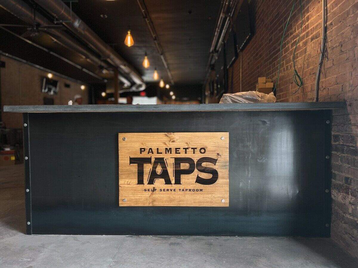 Palmetto Taps is the newest bar opening in Conway. It offers over 40 self-serve taps along with wine and other beers behind the bar.