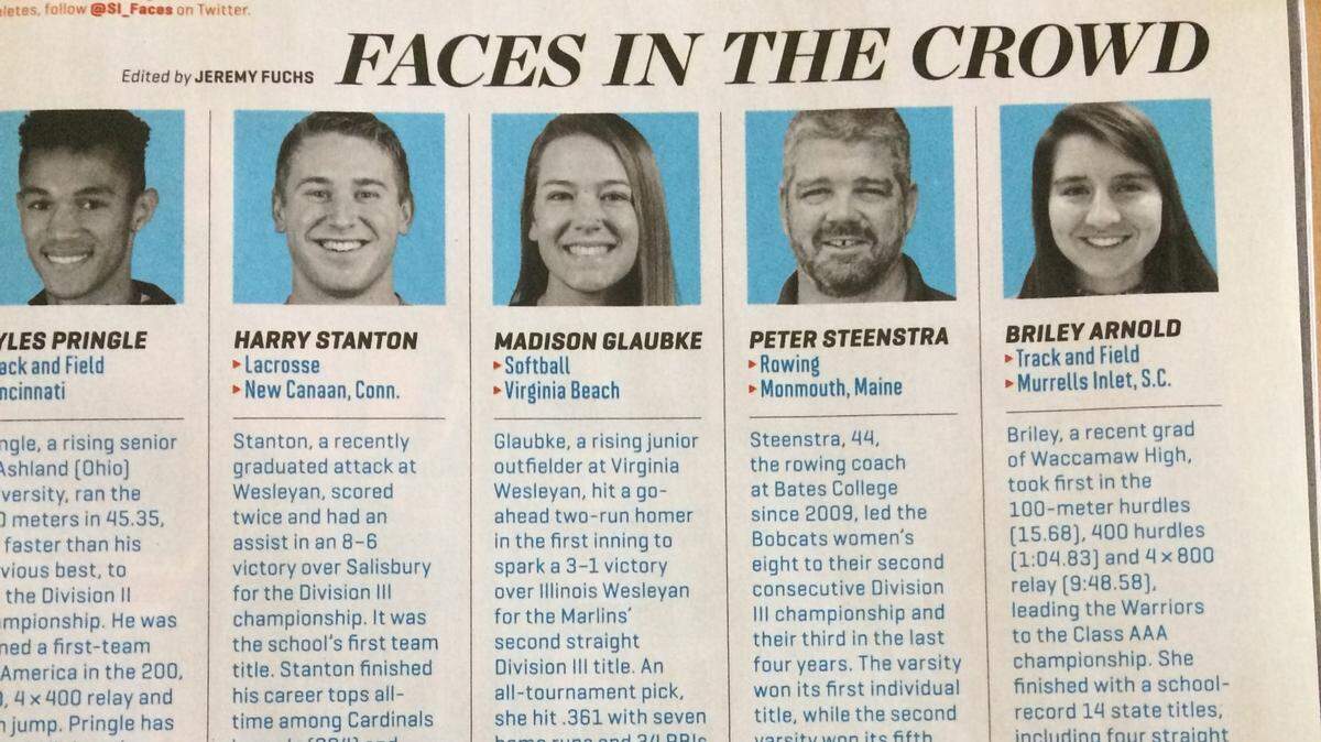 Recent Waccamaw High graduate Briley Arnold was featured in the July 30 issue of Sports Illustrated.