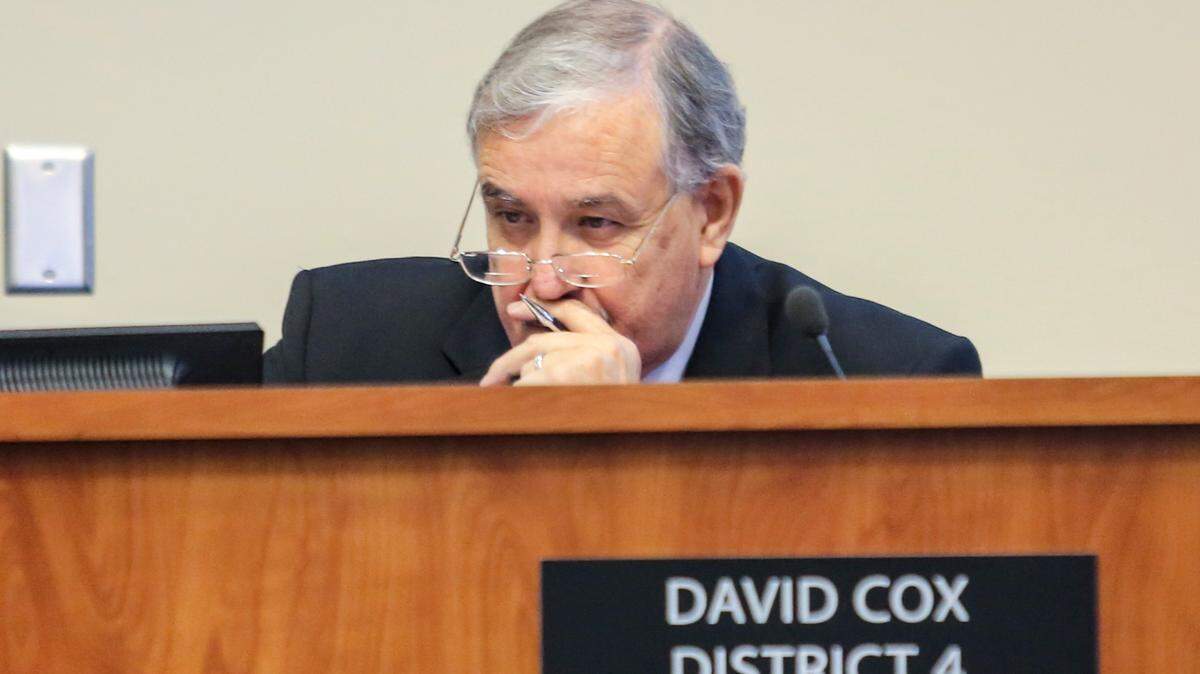 David Cox, District 4. Horry County School Board 2022 File. November 15, 2021.