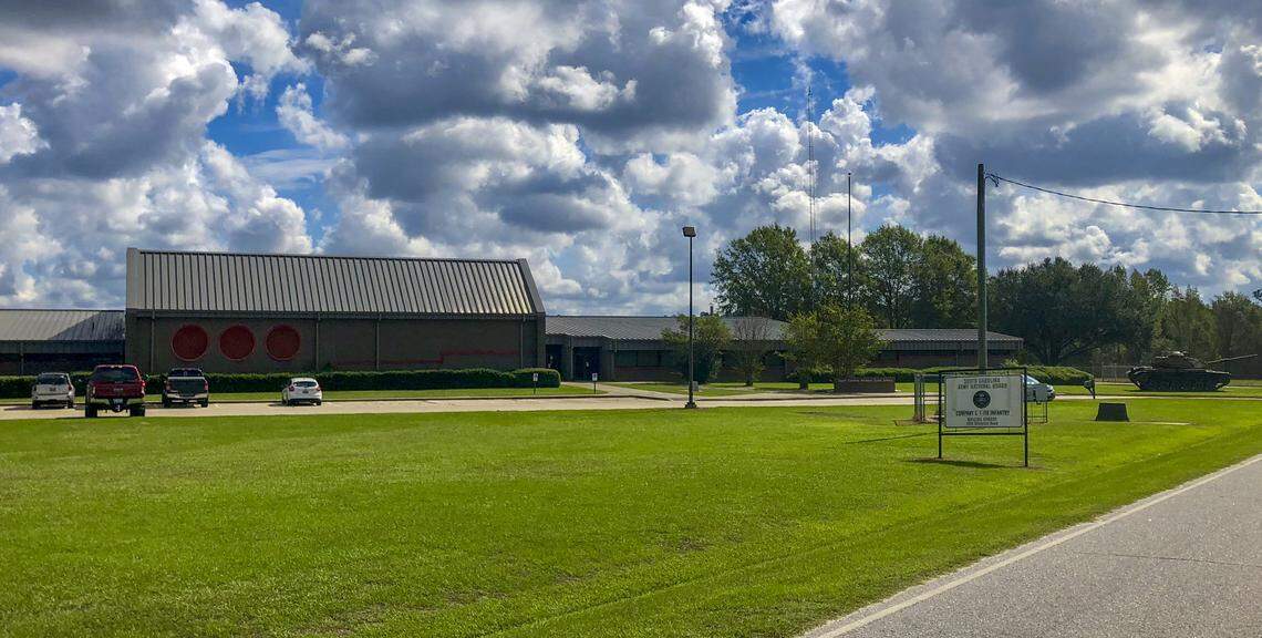 The South Carolina National Guard Armory near U.S. Highway 76 in Marion County.