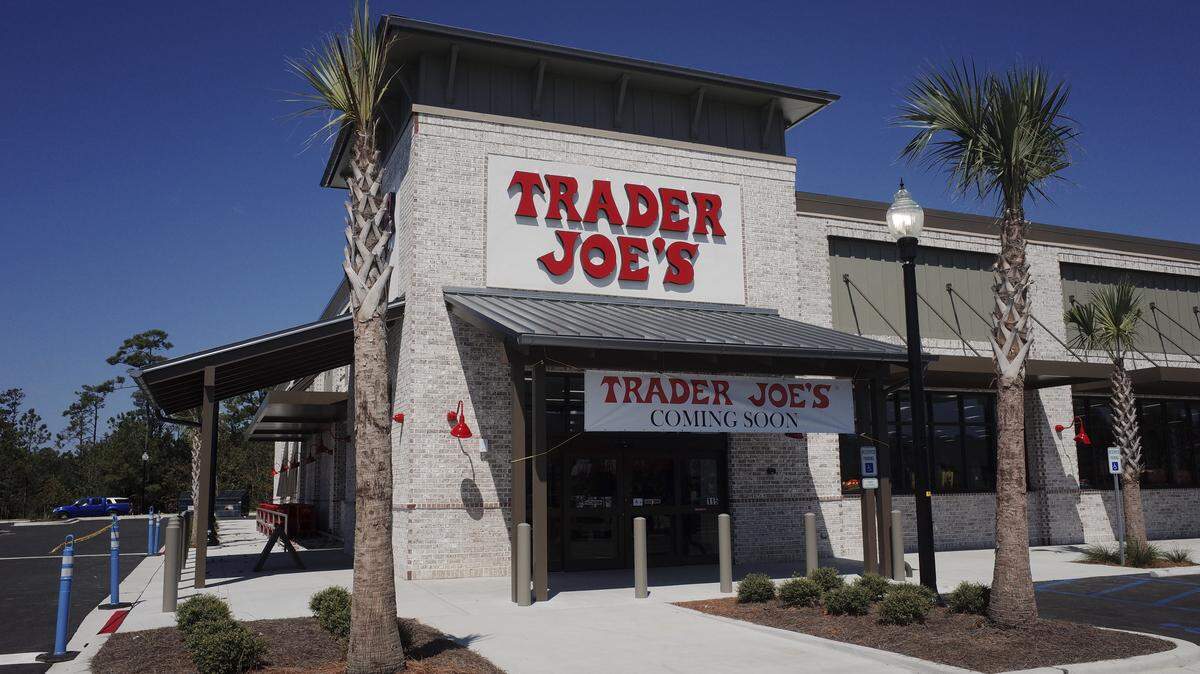 The new Trader Joe’s at the Sayebrook shopping center will open this September near Myrtle Beach, SC. July 18, 2025.