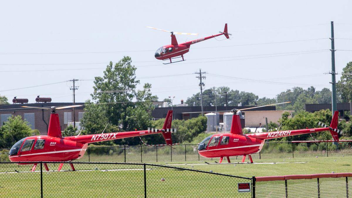 Helicopter Adventures offers tours of the Myrtle Beach area. 2016 File.