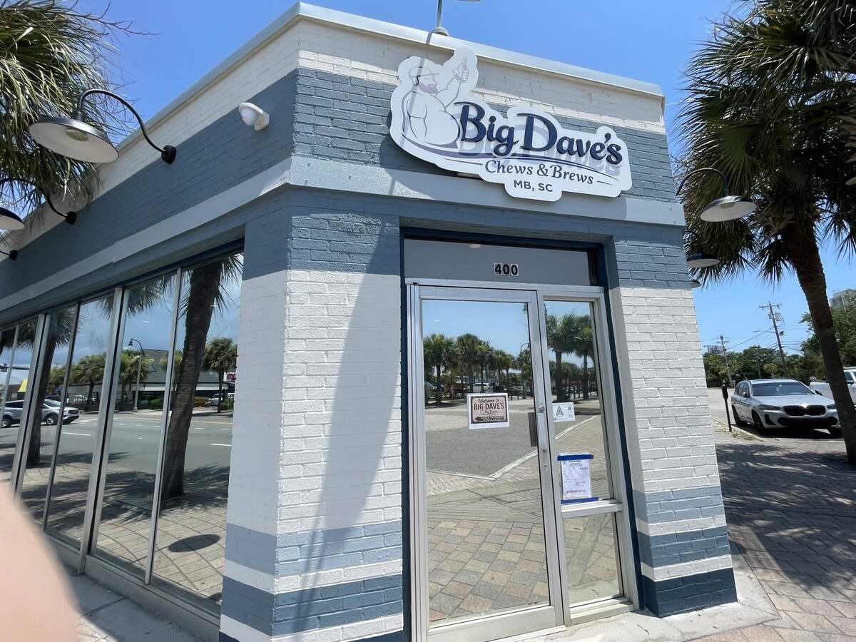 Dave Goodbread has opened Big Dave’s Chews & Brews in downtown Myrtle Beach, SC. The restaurant is located in the former Dagwood’s spot on Mr. Joe White Avenue. Goodbread has designed the new spot to be a hangout for locals and visitors. June 26, 2026