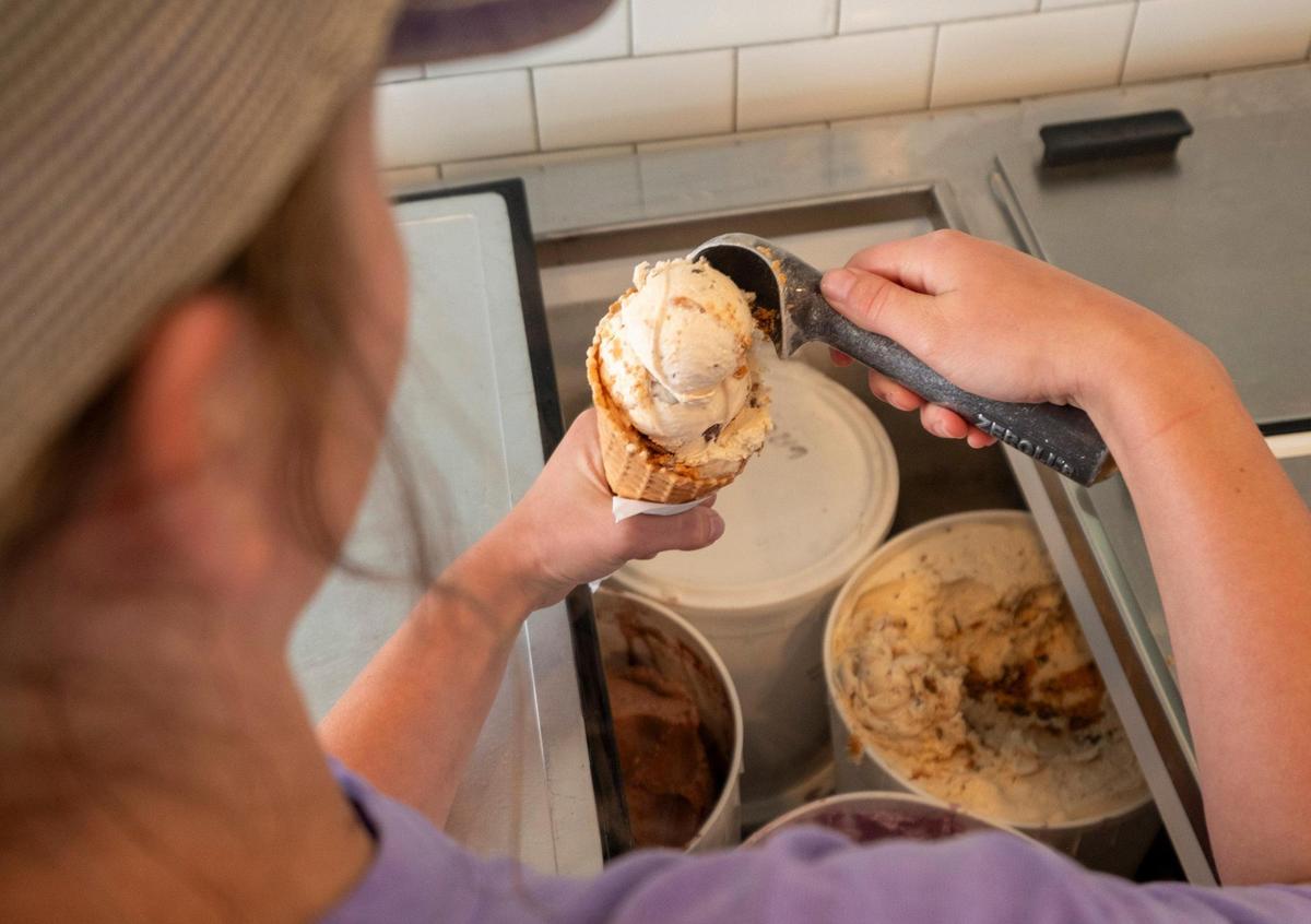 Melt, an ice cream shop on Main Street in North Myrtle Beach, S.C., won the The Sun New’s 2023 reader poll for best ice cream shop in the Myrtle Beach area. June 29, 2023.