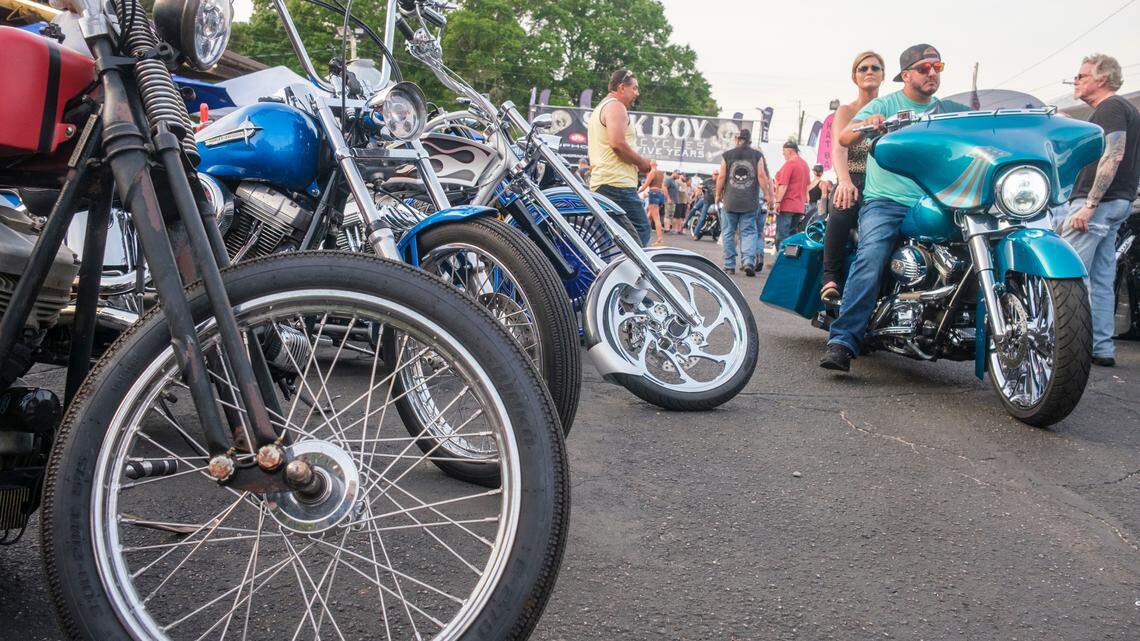 Thousands of bikers will roll into the Myrtle Beach area in September for the Fall Bike Rally. Many won’t be required to wear helmets, but some riders face citations if they don’t wear one. TSN May 16, 2025 File.
