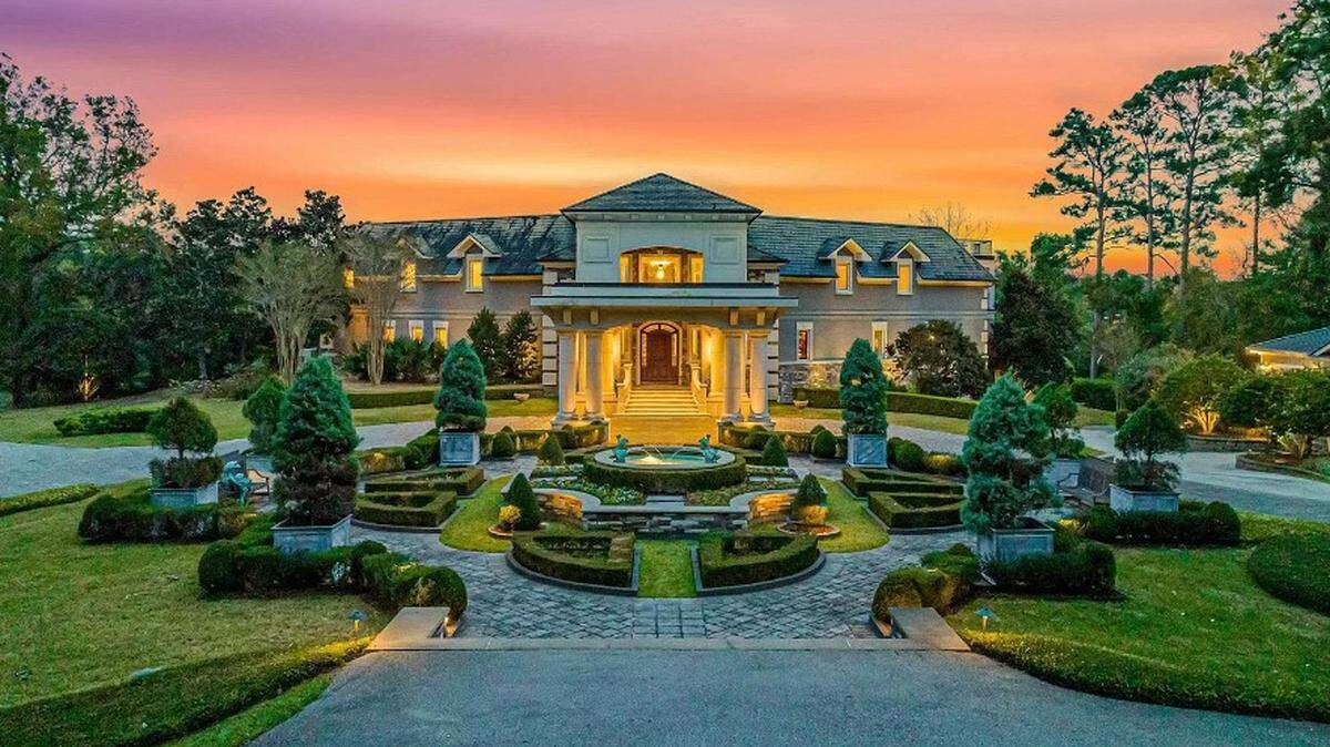 A $7.6 million home for sale in the Myrtle Beach neighborhood of Dunes Cove has seven bedrooms and 12 bathrooms. It boasts views of the Dunes Lake and a rooftop observation deck with views of the ocean.