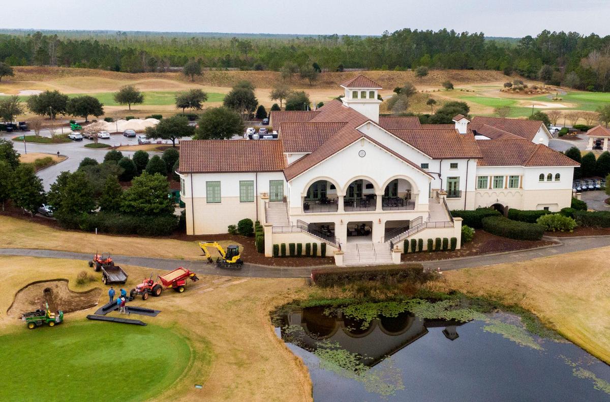 A view of the clubhouse at the Members Club at Grande Dunes in Myrtle Beach on Jan. 15, 2020.