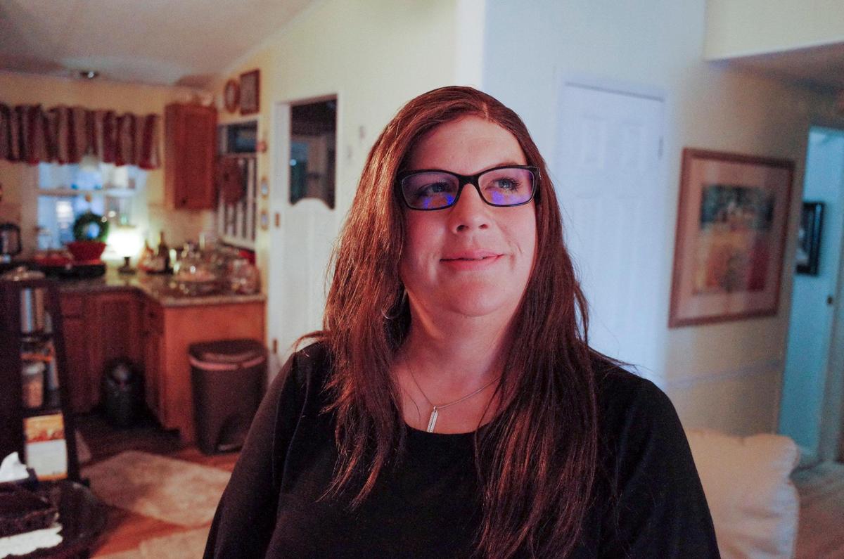 Brandi Willis in her Myrtle Beach-area home. She is one of the approximately 150 transgender veterans who find community and medical care through the Ralph H. Johnson VA Medical Center in Charleston. March 21, 2023.