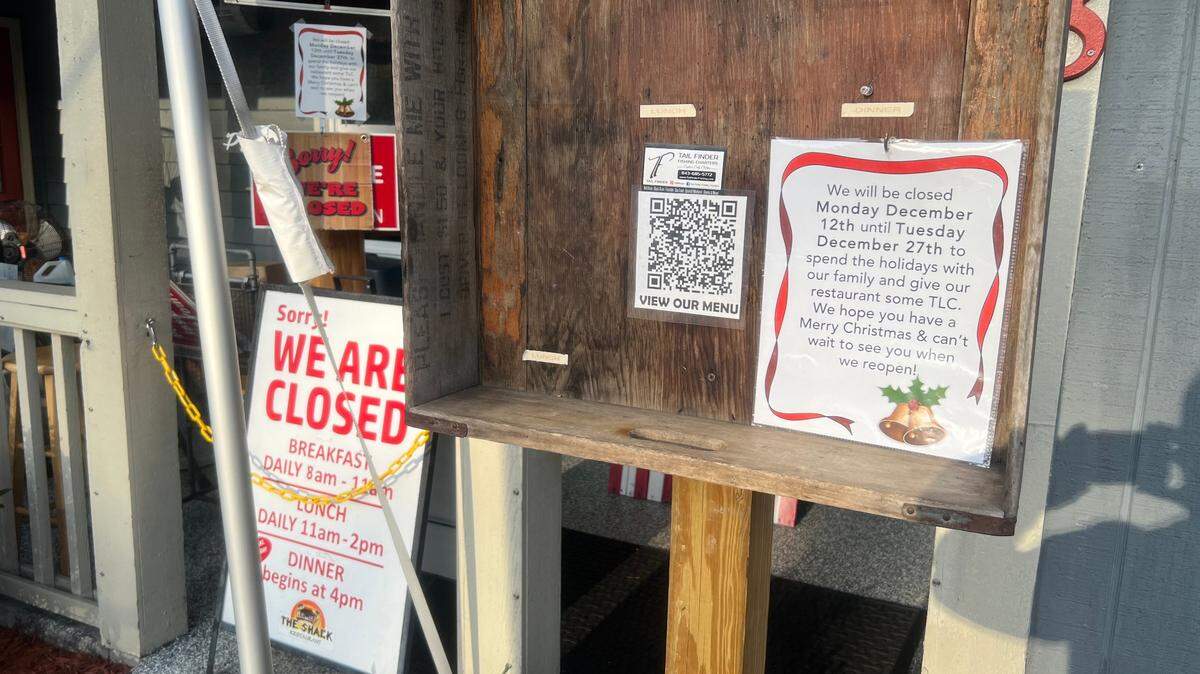 A popular restaurant in North Myrtle Beach that serves seafood and steaks is closing for most of December for their annual Christmas break. Dec. 15, 2022.